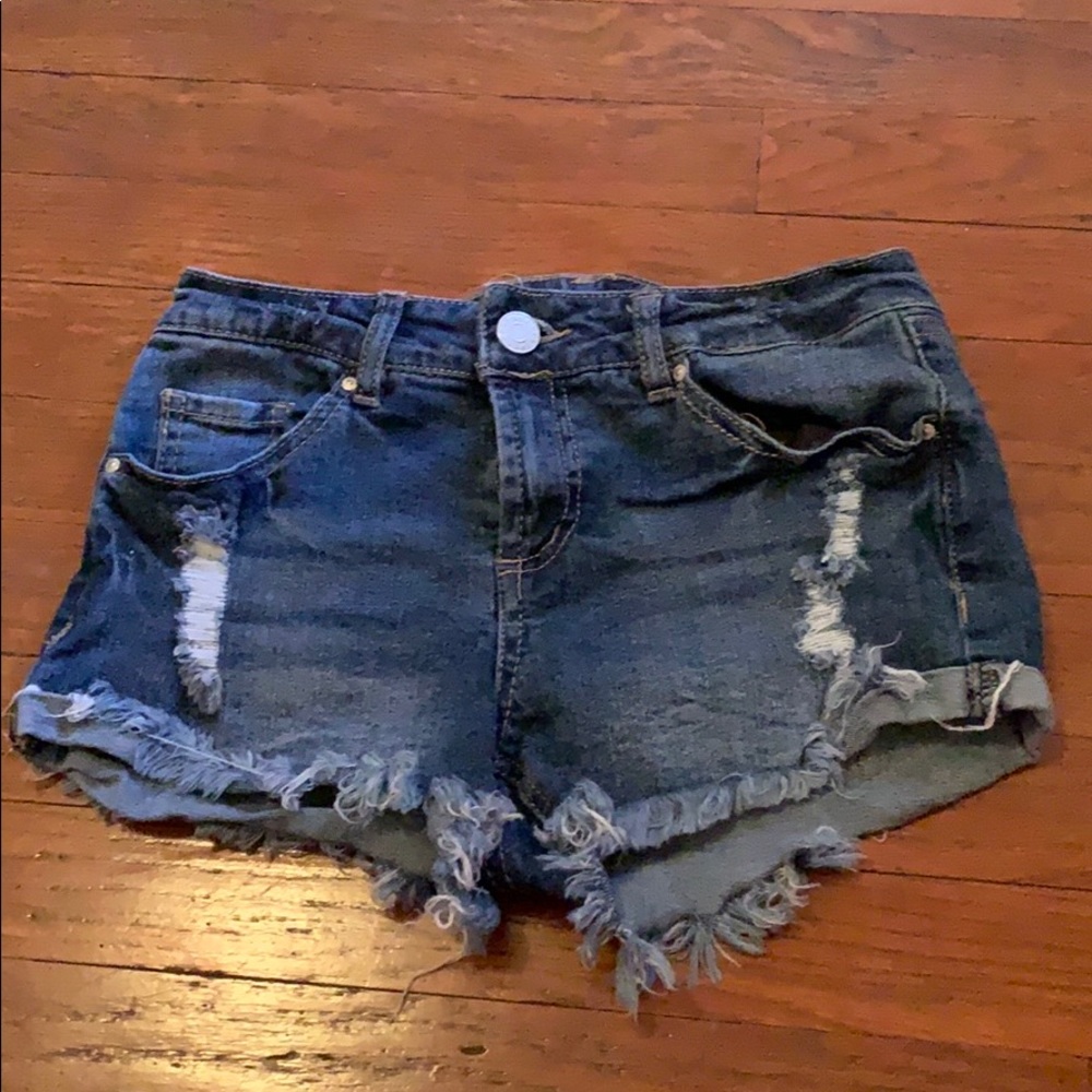 Denim shorts